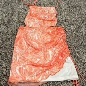 White Fox  Orange Vacation set
